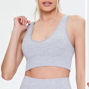 Seamless Longline Sports tank top- Forever 21 Active Wear